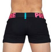 PRIVATE STRUCTURE Modality Boxer Shorts With Inner Bulge Black Magenta 4183 1165