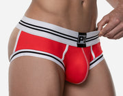 PUMP! Backless Trunk Round2 Ribbed Cotton Access Jock Red 15085 13