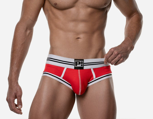PUMP! Backless Trunk Round2 Ribbed Cotton Access Jock Red 15085 12