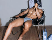 PUMP! Gray Classic Jockstrap With Comfy Ribbed Cup Stretchy Jock 15090 206