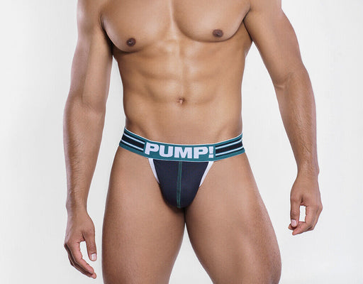 PUMP! Low-Rise Thong BOOST Deep Green Micro-Mesh Thongs 17001