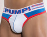 PUMP! Low-Rise Thongs Velocity Electric Blue Stitching Mesh Thong 17004