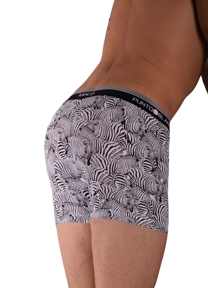 Punto Blanco Boxer Extinct Animal Boxers Recycled Fabric Zebra 33507 Tab