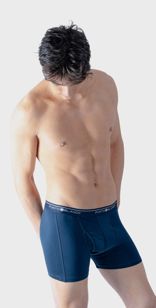 Punto Blanco Boxer ORGANIX Underwear For Men Boxer Organic Cotton Blue 33524 Tab