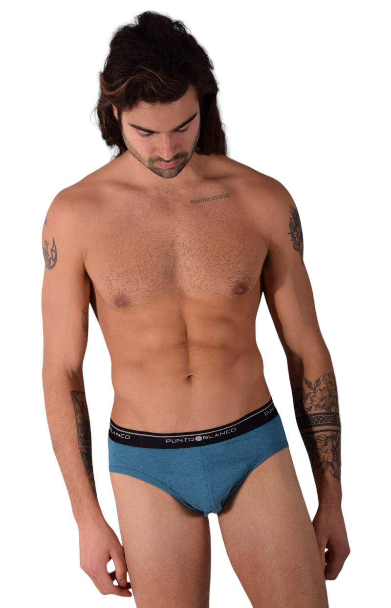 Punto Blanco Small Briefs Basix 53489-10 Blue P4
