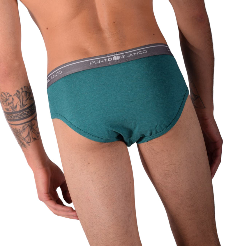 Punto Blanco Small Briefs Basix 53489-10 Green P13