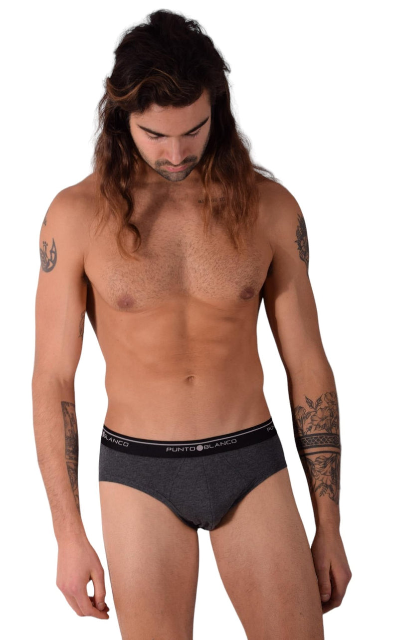 Punto Blanco Small Briefs Basix 53489 - 10 Grey P58