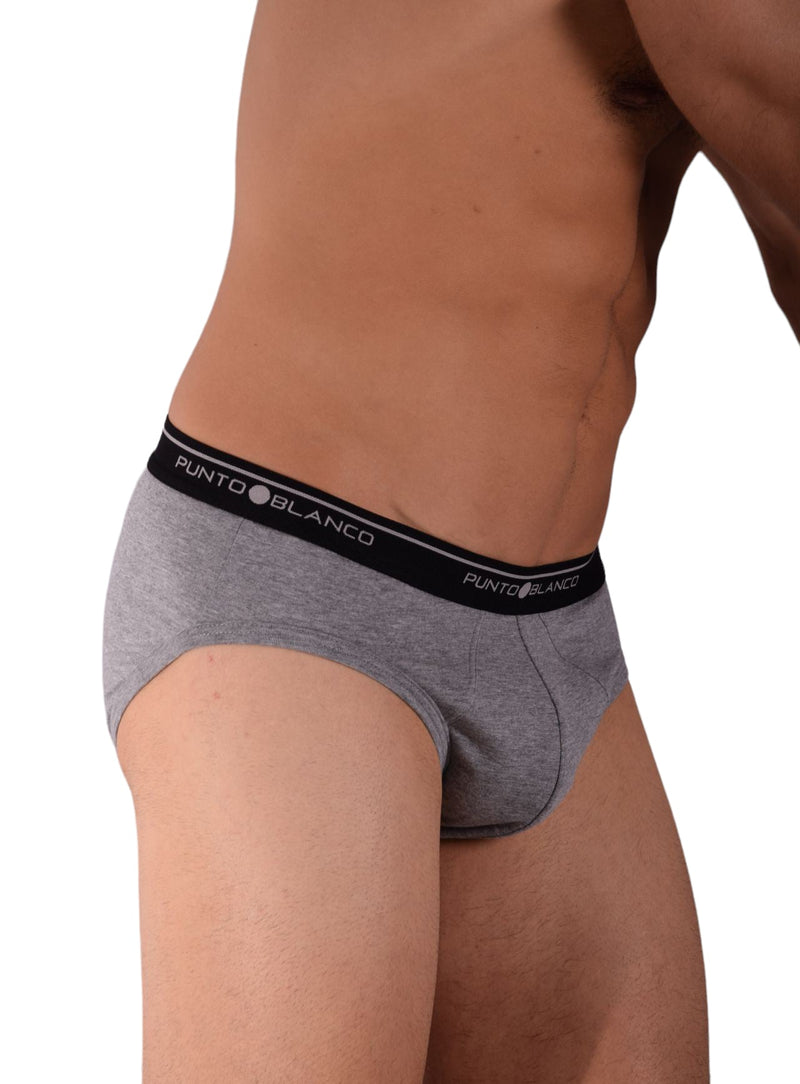 Punto Blanco Small Briefs Basix 53489-10 Light Grey P14