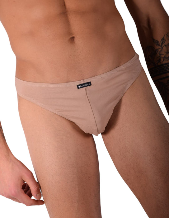 Punto Blanco Thongs Invisible Soft Cotton Tangas Nude 3620 14