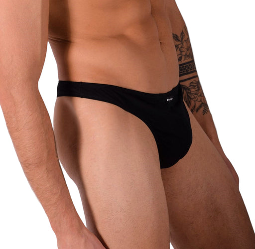 Punto Blanco Thongs Invisible Soft Cotton Thong Black 3620 13