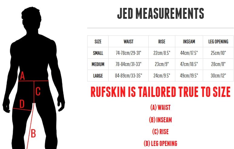 RUFSKIN 3/4 Length Legging JED Yellow Stretch Cotton Modal Long John 586