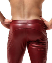 RUFSKIN Flare - Leg Pant CERRONE Stretch Leatherette Blood Red Hue4