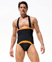 RUFSKIN! Form Fitting Bodysuit HAKE Sport 4 - Way Stretch (ITY) Elastic Straps 62