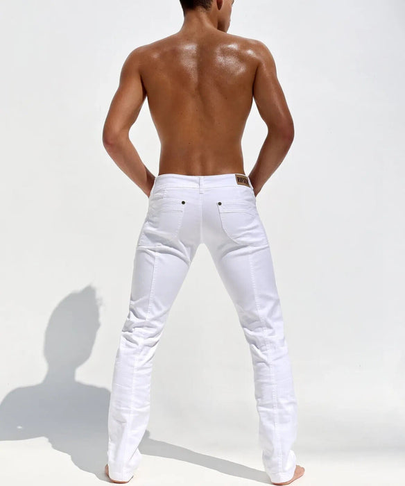 RUFSKIN Low-Rise Pants GIORGIO Premium Stretch Denim White