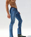 RUFSKIN Slim-Fit Jeans Colton Distressed Stretch Denim Pants Flattering Yoke