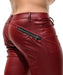 RUFSKIN Slim-Fit Pant Denim Chic Blood Faux Fly Leatherette Fitted Pants