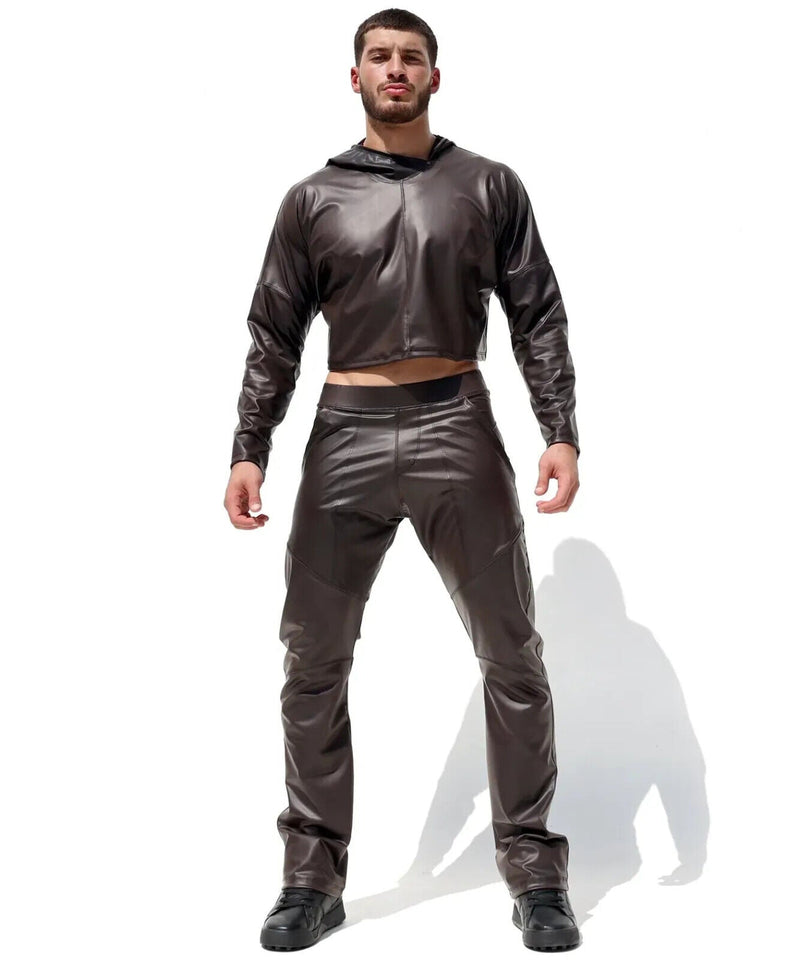 RUFSKIN Slim - Fit Straight - Leg Lounge Pant Back - Yoke Deluxe Matte Brownish7