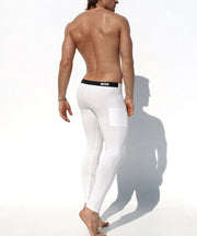 RUFSKIN Sport - Lounge Leggings ZENITH Stretch Cotton Loop Terry in Bone White 72