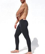 RUFSKIN Sport - Lounge Leggings ZENITH Stretch Cotton Loop Terry in Jet Black 74