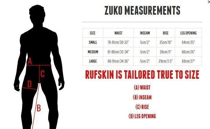 RUFSKIN Swim Shorts ZUKO Ultra Lightweight Total Nylon Swimwear Olive 32A