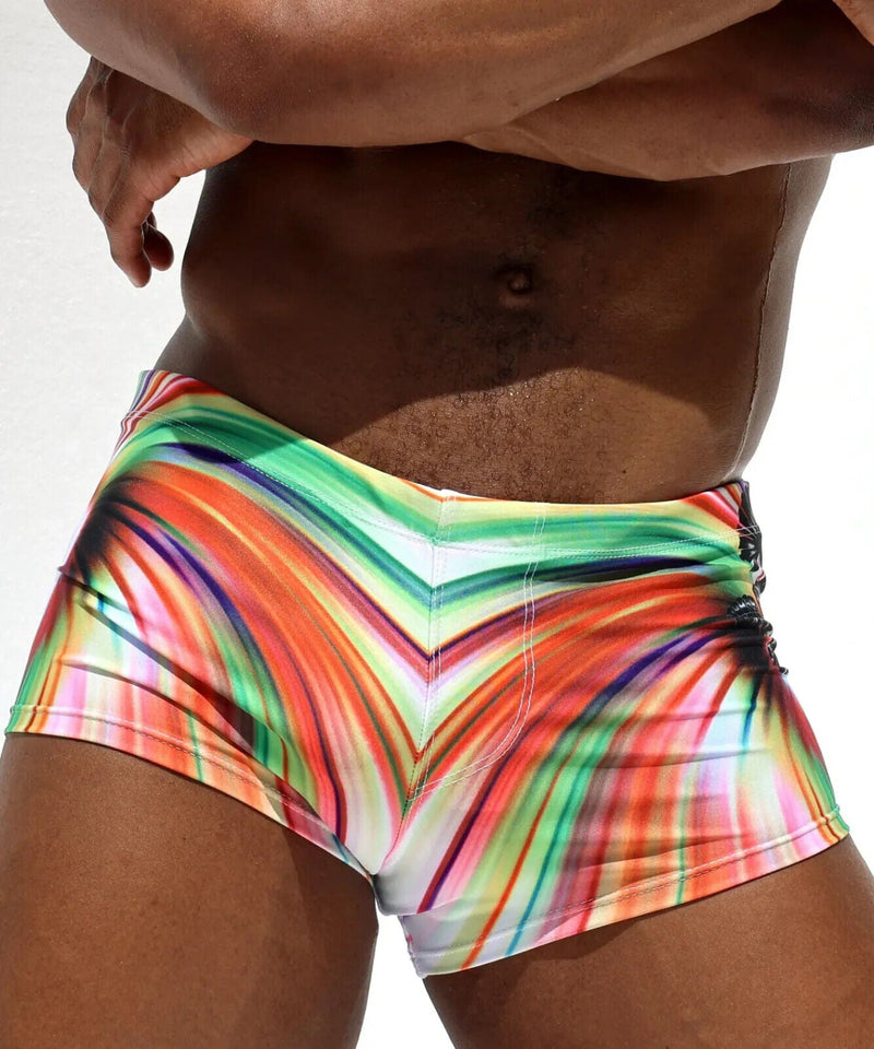 RUFSKIN Swim-Trunks MOZO Adjustable Inner Logo-Tip Drawcord Faux Fly Swimwear 16