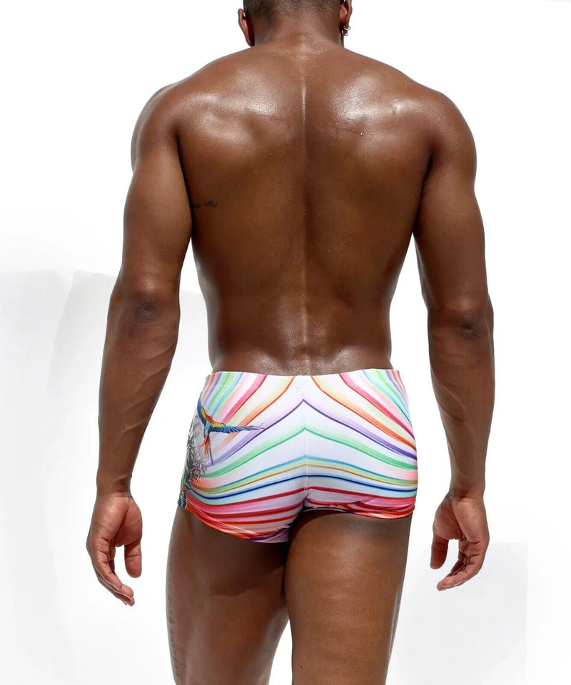 RUFSKIN Swim-Trunks MOZO Adjustable Inner Logo-Tip Drawcord Faux Fly Swimwear 16