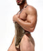 RUFSKIN Thong Bodysuit LUST One-Piece Singlet Contoured Pouch T-Back Bronze 11