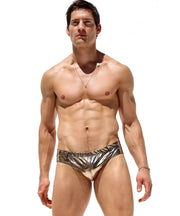RUFSKIN's Signature "Roman" Cut Briefs SIN Spandex Liquid Metallic Bronze 316
