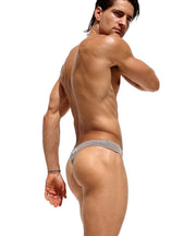 RUFSKIN's Signature T - back GOGO Thongs Stretch Rayon Dual Layer Cement 34