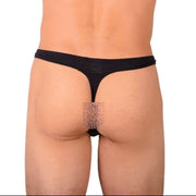 S SMU Sensual Black Thong MX20 341134