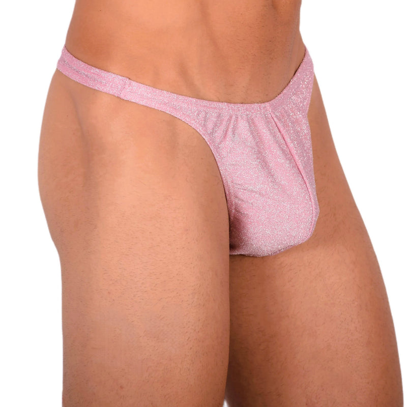 S SMU Sensual Glitter - Pink Party Thong 33679 MX155