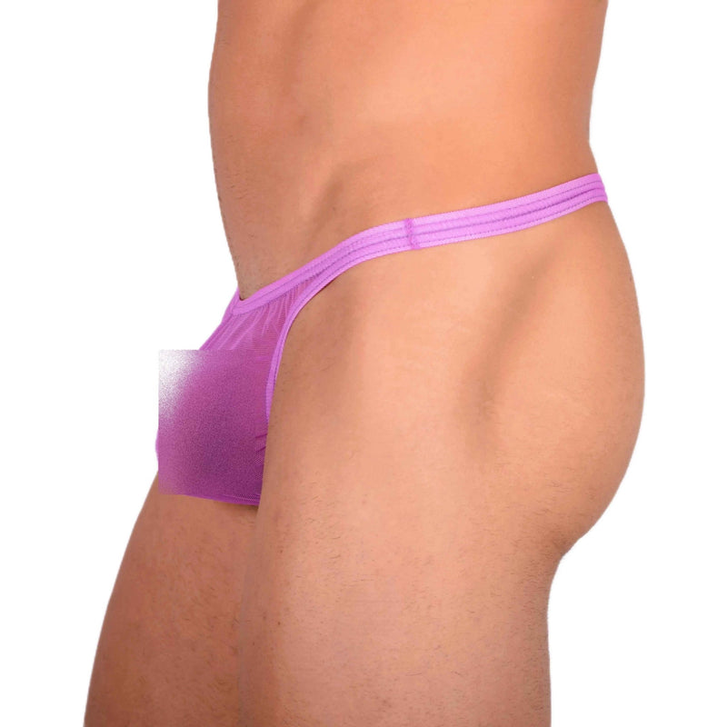 S SMU Sexy C - Thru Pink Thong 33710 MX152