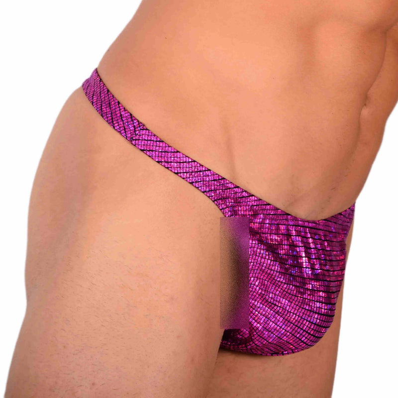 S SMU Sexy Disco Pink Party Thong 33725 MX156