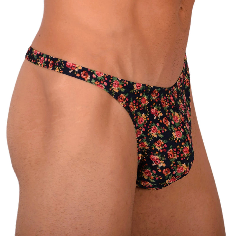 S SMU Sexy Floral Explosion Thong 33821 MX175