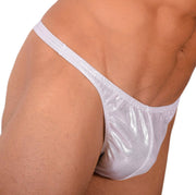 S SMU Sexy Silver Party Thong 33841 MX173