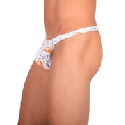 S SMU White Sexy Rings Thong 33668 MX153