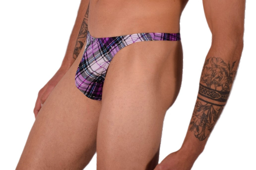 S/M SMU Mens Underwear Thong Brilliant spots 33347 MX11