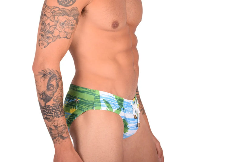 MARCUSE Janeiro Swimsuit Brief 9317 Blue 1