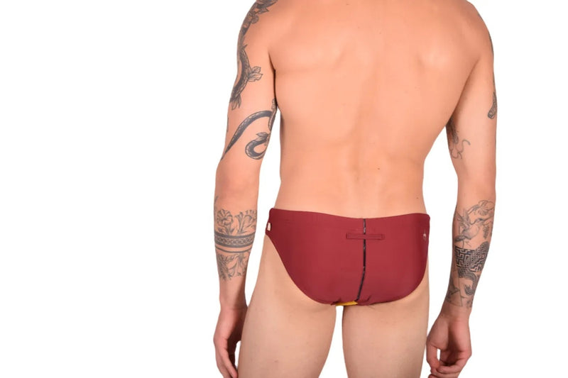 Marcuse Manifest slip de bain Maillots de bain Bordeaux 2
