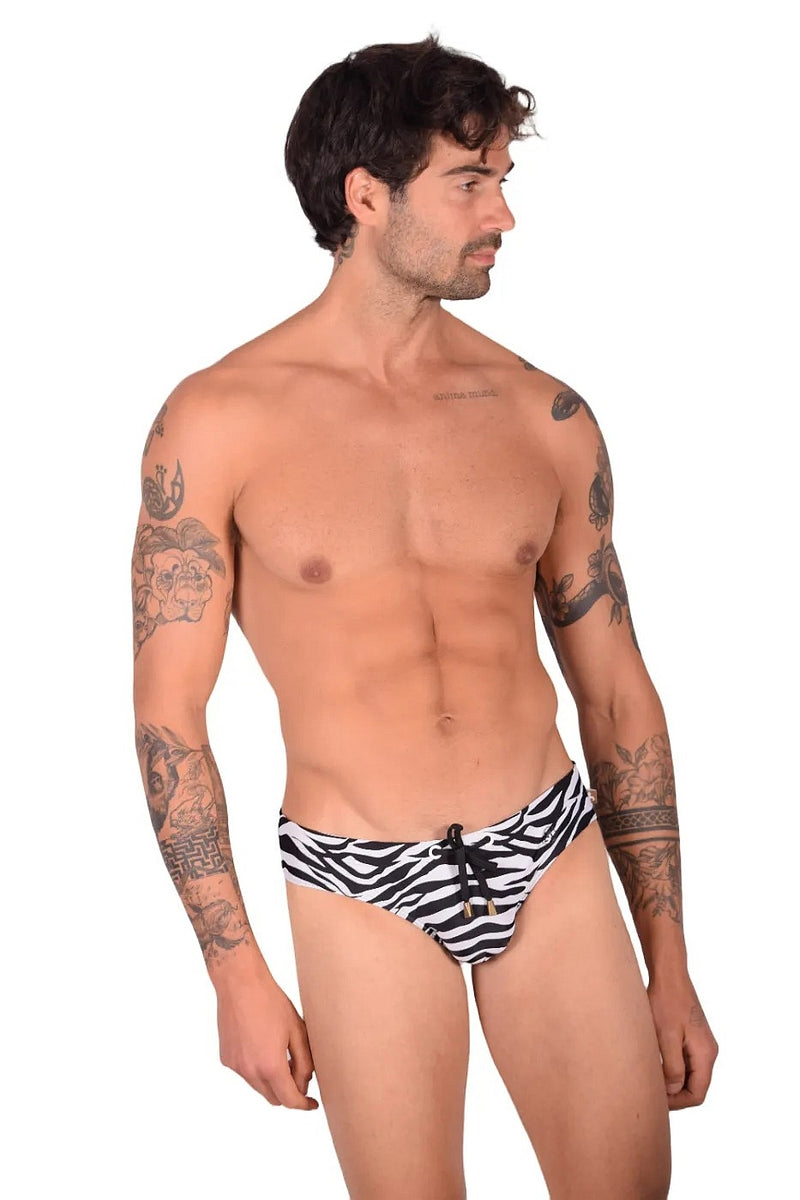 MARCUSE Jungle Swim-Brief Swimwear Zebra Black 9517 3
