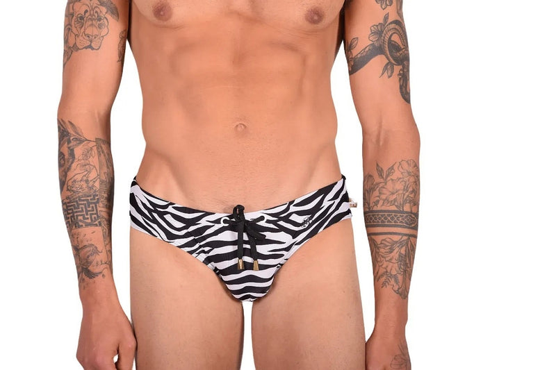 MARCUSE Jungle Swim-Brief Swimwear Zebra Black 9517 3