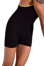 Sexy men fashion sheer Body suit sensual singlet Underwear BLACK  F2001 14B