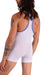 Sexy men fashion sheer Body suit sensual singlet Underwear WHITE  F2001 14C
