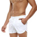 Short Modus Vivendi Diagonal Tricot Jogging-Cut Shorts Adjustable White 10353