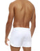 Short Modus Vivendi Diagonal Tricot Jogging-Cut Shorts Adjustable White 10353