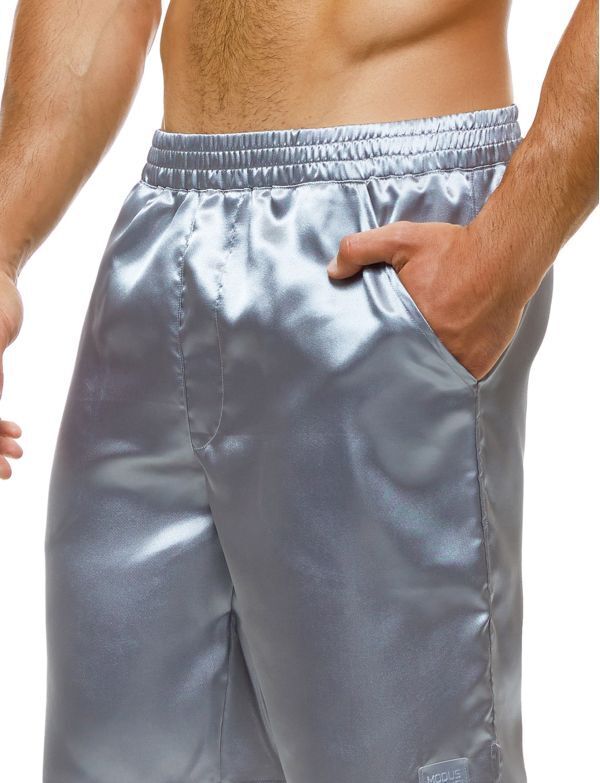 Short Modus Vivendi Host Woven Satin-Look Bermuda Comfort Fit Grey 03262