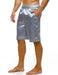 Short Modus Vivendi Host Woven Satin-Look Bermuda Comfort Fit Grey 03262