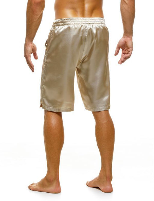 Short Modus Vivendi Host Woven Satin-Look Bermuda Comfort Fit Ivory 03262 61