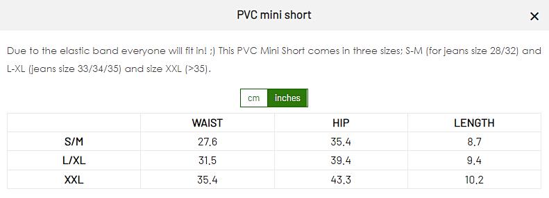 Short MR. RIEGILLIO Shiny PVC Mini Short With Full Zipper 3