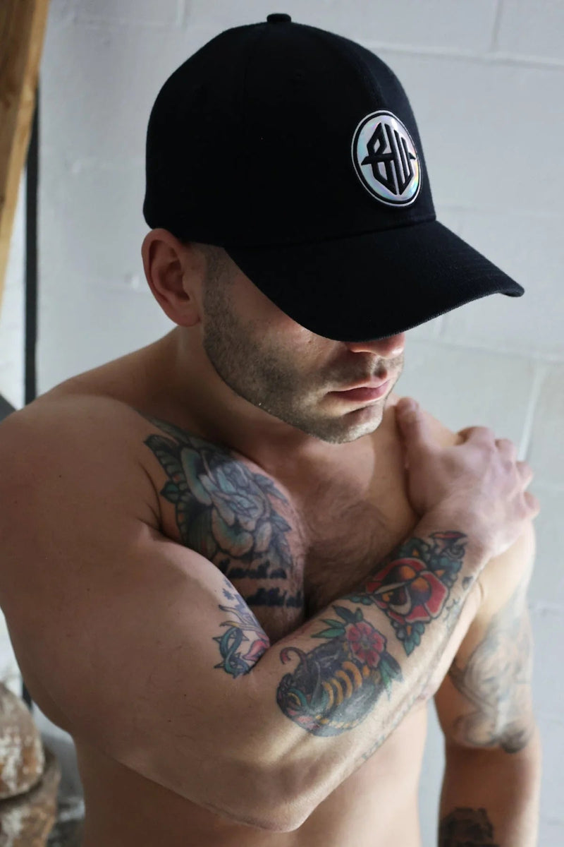 S/M BREEDWELL Flex Fit Cap Pure Pride Icon Hat With 3D Pride Puffer Logo 462